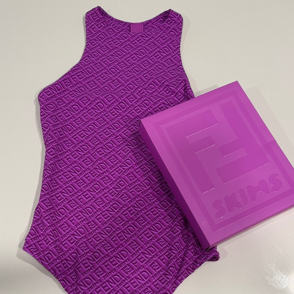 NWOT Fendi Skims Pink Bodysuit